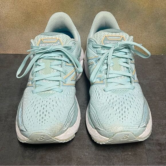 New Balance Fresh Foam X 860v12 Blue/Mango Women's Wide Running Shoes Size 8D - Picture 6 of 16